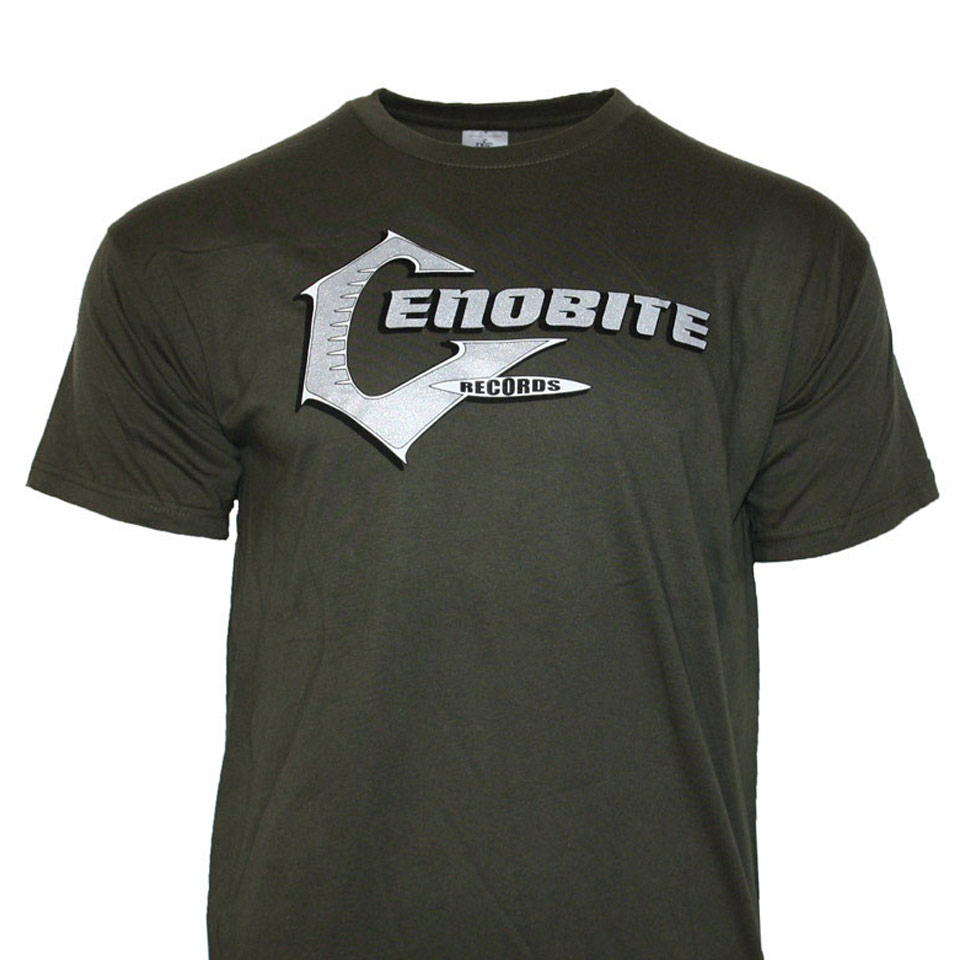 Cenobite Records T-Shirt Green Khaki