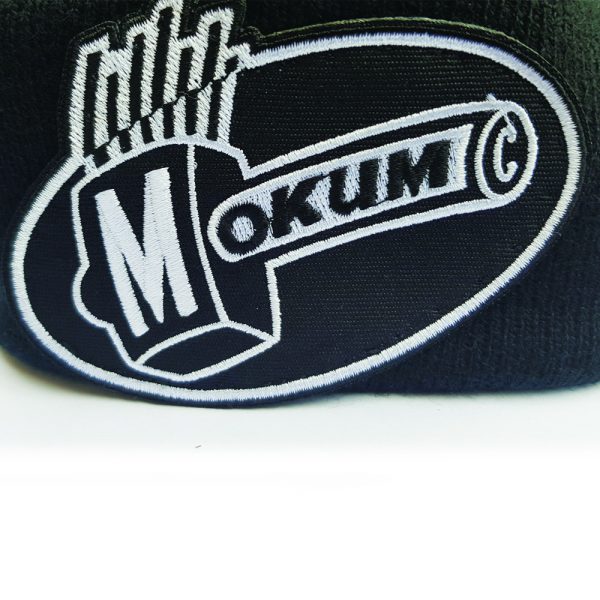 mokum records muts beanie embroided patch