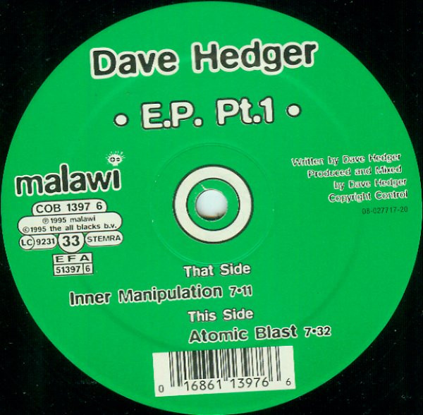 Dave Hedger – E.P. Pt.1 A