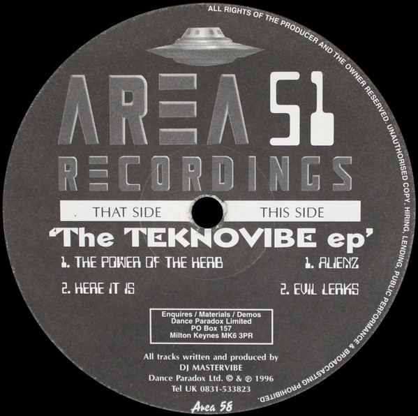 DJ Mastervibe – The Teknovibe EP A