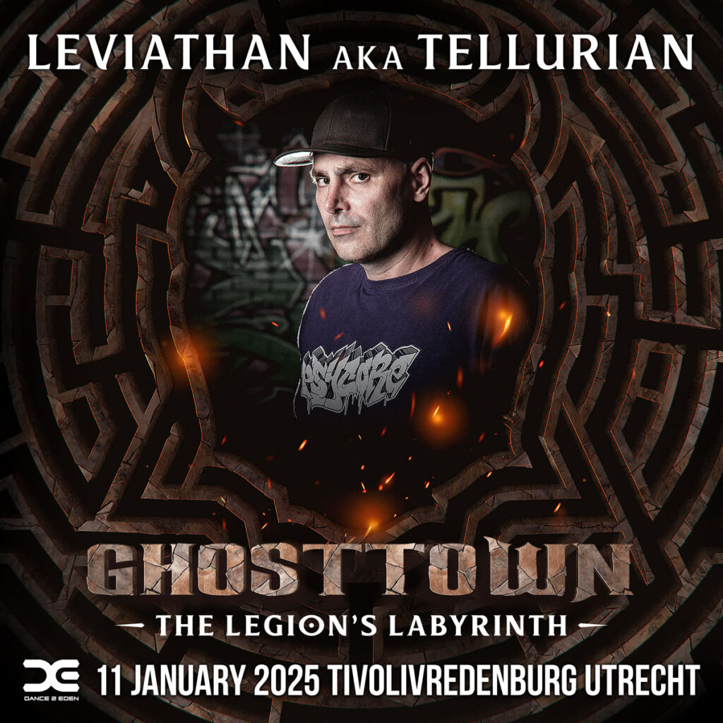 DJ Leviathan, representing Cenobite Records, will be tearing up the stage at Ghosttown 2025